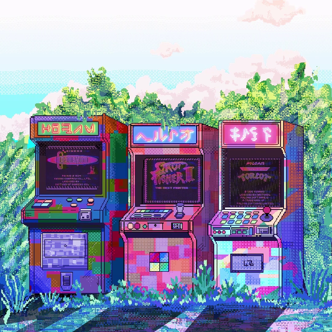 Arcade Forest Neon