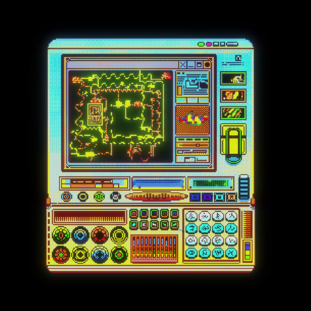 Retro Wave Control Core 900 Amber Sky