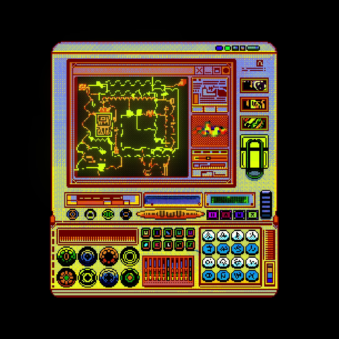 Retro Wave Control Core 900 Amber