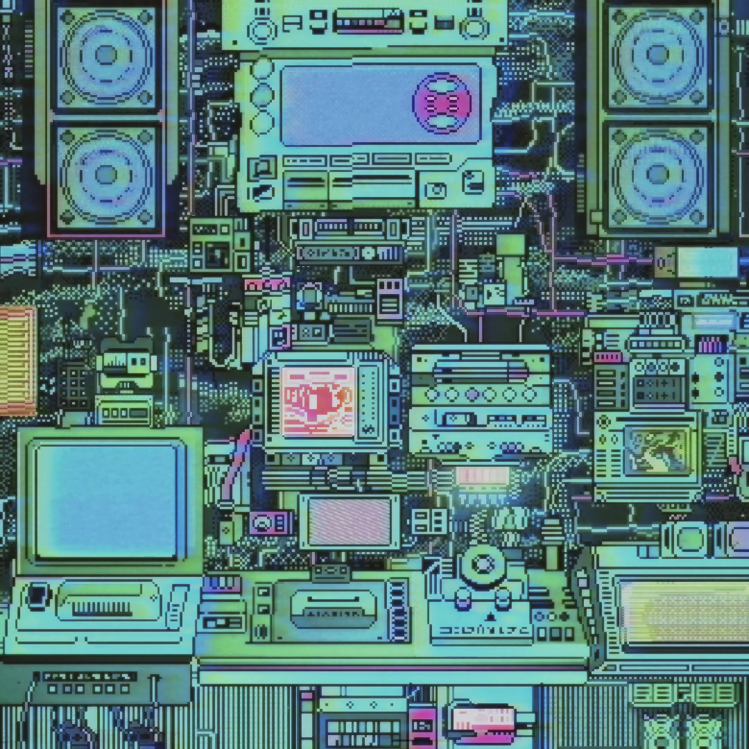 Retro Wave Terminal Esmerald