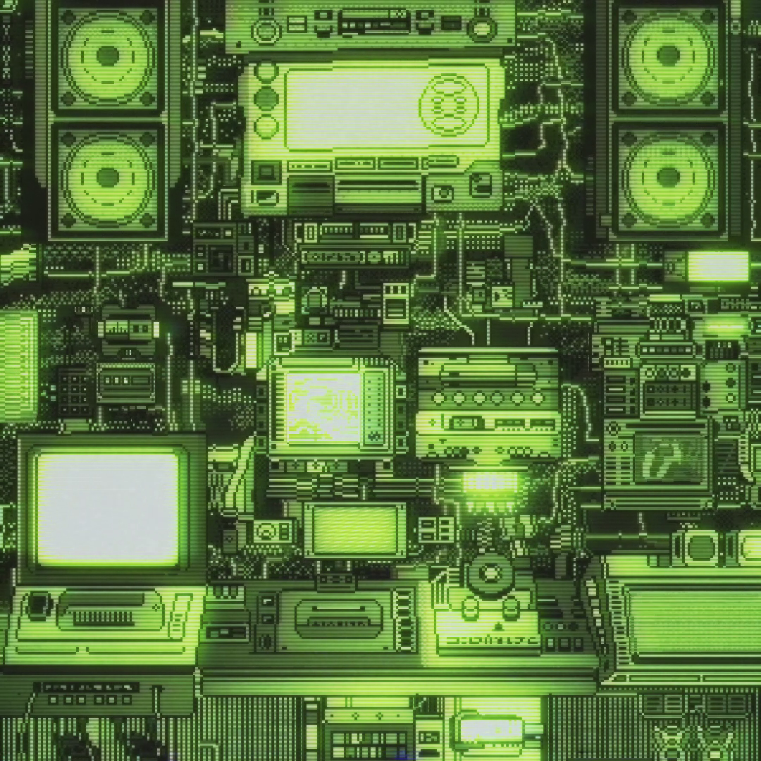 Retro Wave Terminal Verdi