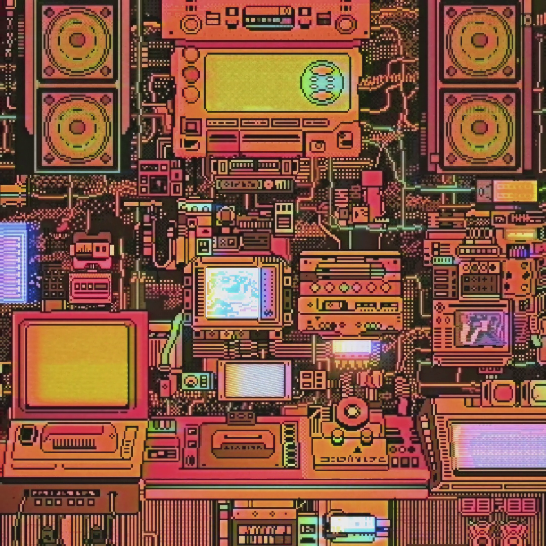 Retrowave Terminal VHS